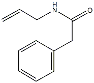 N-allyl-2-phenylacetamide Struktur