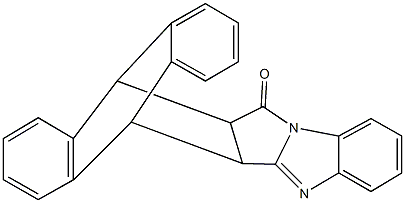 4,11-diazaheptacyclo[12.6.6.0~2,13~.0~3,11~.0~5,10~.0~15,20~.0~21,26~]hexacosa-3,5,7,9,15,17,19,21,23,25-decaen-12-one Struktur