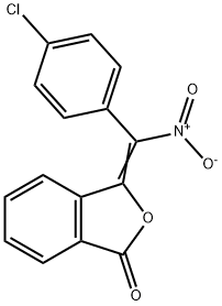 3-{(4-chlorophenyl)nitromethylene}-2-benzofuran-1(3H)-one Struktur