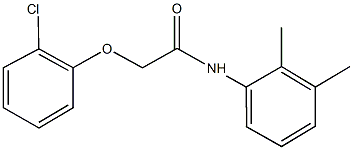 2-(2-chlorophenoxy)-N-(2,3-dimethylphenyl)acetamide Struktur