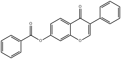 4-oxo-3-phenyl-4H-chromen-7-yl benzoate Struktur