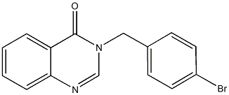 3-(4-bromobenzyl)-4(3H)-quinazolinone Struktur