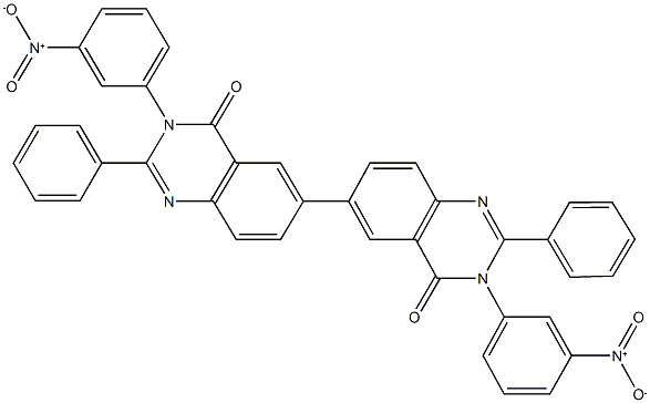 6,6'-bis[3-(3-nitrophenyl)-2-phenyl-4(3H)-quinazolinone] Struktur