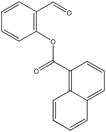 2-formylphenyl 1-naphthoate Struktur