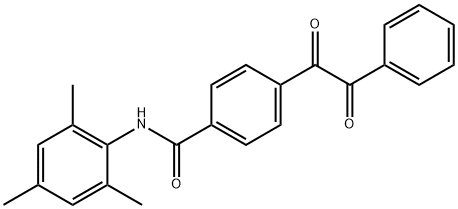 N-mesityl-4-[oxo(phenyl)acetyl]benzamide Struktur