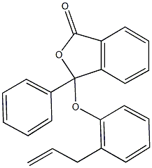 3-(2-allylphenoxy)-3-phenyl-2-benzofuran-1(3H)-one Struktur