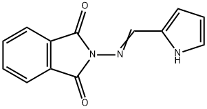 2-[(1H-pyrrol-2-ylmethylene)amino]-1H-isoindole-1,3(2H)-dione Struktur