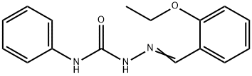 2-ethoxybenzaldehyde N-phenylsemicarbazone Struktur