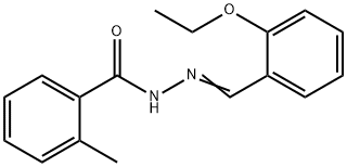 N'-(2-ethoxybenzylidene)-2-methylbenzohydrazide Struktur