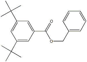 benzyl 3,5-ditert-butylbenzoate Struktur