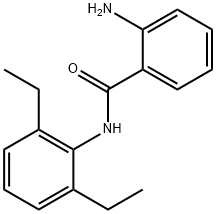 2-amino-N-(2,6-diethylphenyl)benzamide Struktur