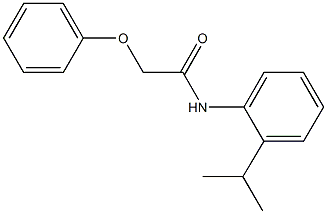 N-(2-isopropylphenyl)-2-phenoxyacetamide Struktur