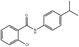 2-chloro-N-(4-isopropylphenyl)benzamide Struktur