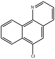 6-chlorobenzo[h]quinoline Struktur