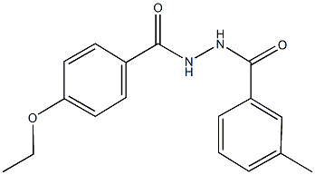 N'-(4-ethoxybenzoyl)-3-methylbenzohydrazide Struktur