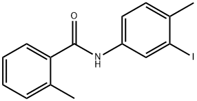 N-(3-iodo-4-methylphenyl)-2-methylbenzamide Struktur