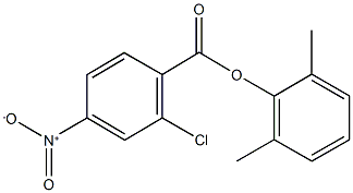 2,6-dimethylphenyl 2-chloro-4-nitrobenzoate Struktur