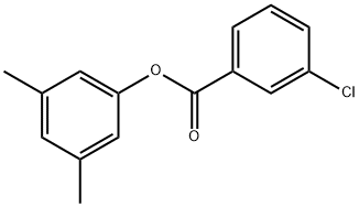 3,5-dimethylphenyl 3-chlorobenzoate Struktur