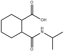 2-[(isopropylamino)carbonyl]cyclohexanecarboxylic acid Struktur