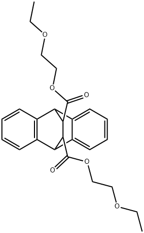 bis(2-ethoxyethyl) tetracyclo[6.6.2.0~2,7~.0~9,14~]hexadeca-2,4,6,9,11,13-hexaene-15,16-dicarboxylate Struktur