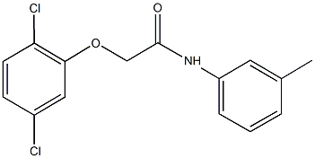 2-[(2,5-dichlorophenyl)oxy]-N-(3-methylphenyl)acetamide Struktur