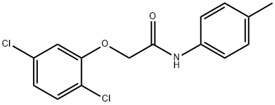 2-[(2,5-dichlorophenyl)oxy]-N-(4-methylphenyl)acetamide Struktur