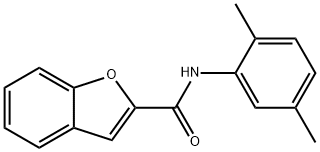 N-(2,5-dimethylphenyl)-1-benzofuran-2-carboxamide Struktur