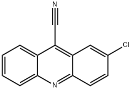 2-chloro-9-acridinecarbonitrile Struktur