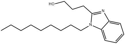 3-(1-nonyl-1H-benzimidazol-2-yl)propan-1-ol Struktur