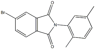 5-bromo-2-(2,5-dimethylphenyl)-1H-isoindole-1,3(2H)-dione Struktur