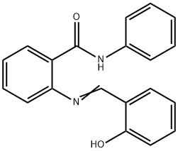 2-[(2-hydroxybenzylidene)amino]-N-phenylbenzamide Struktur