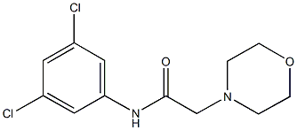 N-(3,5-dichlorophenyl)-2-(4-morpholinyl)acetamide Struktur