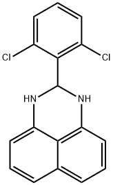 2-(2,6-dichlorophenyl)-2,3-dihydro-1H-perimidine Struktur