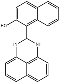 1-(2,3-dihydro-1H-perimidin-2-yl)-2-naphthol Struktur