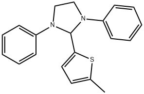 2-(5-methyl-2-thienyl)-1,3-diphenylimidazolidine Struktur