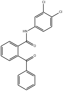 2-benzoyl-N-(3,4-dichlorophenyl)benzamide Struktur