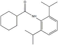 N-(2,6-diisopropylphenyl)cyclohexanecarboxamide Struktur