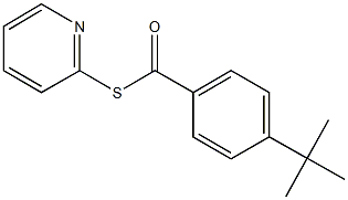 S-(2-pyridinyl) 4-tert-butylbenzenecarbothioate Struktur