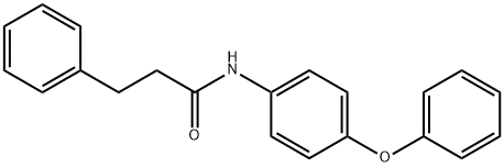 N-(4-phenoxyphenyl)-3-phenylpropanamide Struktur