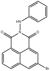 2-anilino-5-bromo-1H-benzo[de]isoquinoline-1,3(2H)-dione Struktur