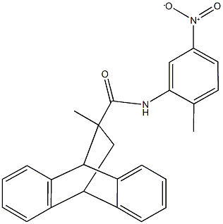 N-{5-[hydroxy(oxido)amino]-2-methylphenyl}-15-methyltetracyclo[6.6.2.0~2,7~.0~9,14~]hexadeca-2,4,6,9,11,13-hexaene-15-carboxamide Struktur