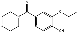 2-ethoxy-4-(4-morpholinylcarbothioyl)phenol Struktur