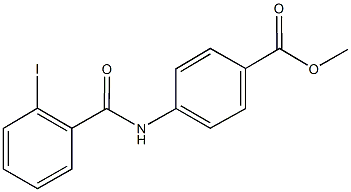 methyl 4-[(2-iodobenzoyl)amino]benzoate Struktur