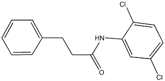 N-(2,5-dichlorophenyl)-3-phenylpropanamide Struktur