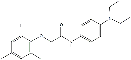 N-[4-(diethylamino)phenyl]-2-(mesityloxy)acetamide Struktur