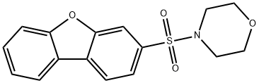 4-(dibenzo[b,d]furan-3-ylsulfonyl)morpholine Struktur