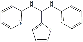 N-[2-furyl(2-pyridinylamino)methyl]-N-(2-pyridinyl)amine Struktur