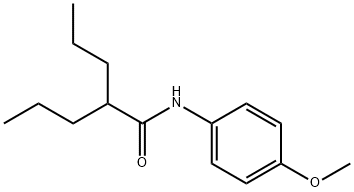 N-(4-methoxyphenyl)-2-propylpentanamide Struktur