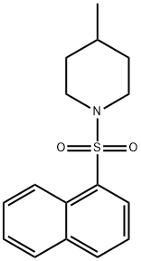 4-methyl-1-(1-naphthylsulfonyl)piperidine Struktur