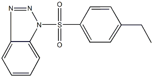 1-[(4-ethylphenyl)sulfonyl]-1H-1,2,3-benzotriazole Struktur